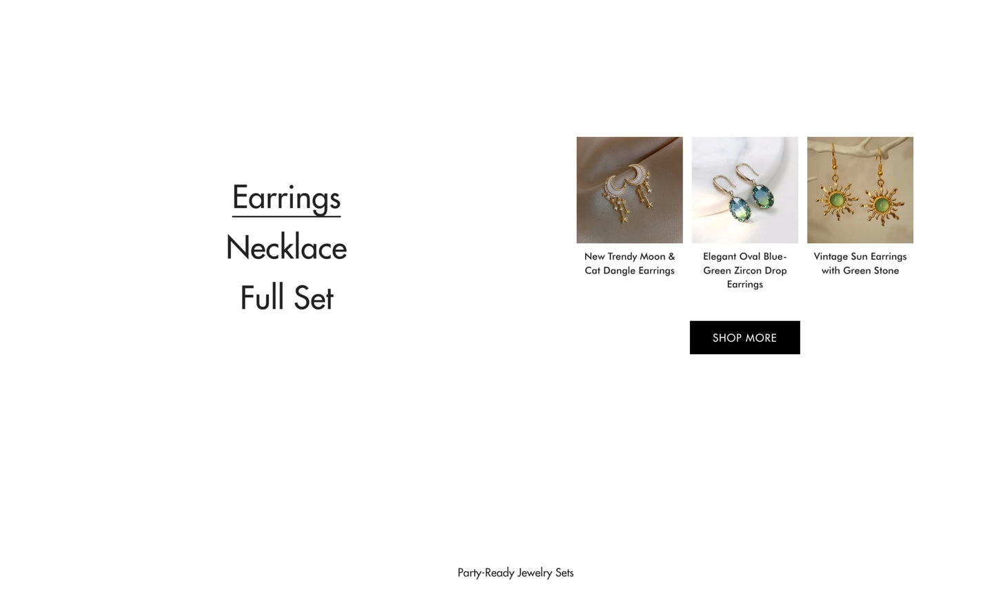 Startbereiter Shopify-Shop für eleganten Schmuck | Jeweliya (Standarddesign | Mehrere Produkte)