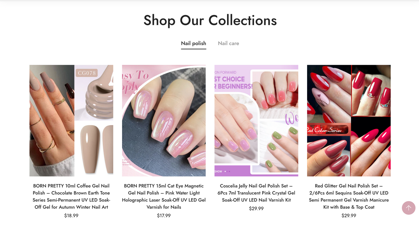 Startbereiter Nagellack- und Nagelpflege-Multiproduktshop | Standardthema | Beauty-Nische | Magic Nailz