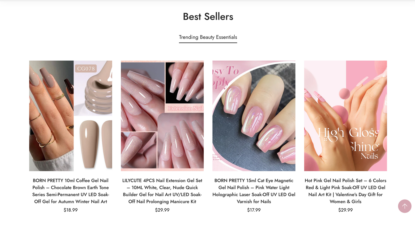 Startbereiter Nagellack- und Nagelpflege-Multiproduktshop | Standardthema | Beauty-Nische | Magic Nailz