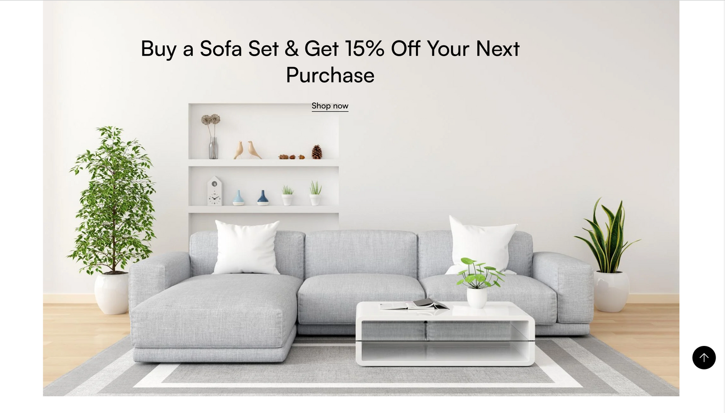Startbereiter Sofa- und Couch-E-Commerce-Shop | Furnishore (Standarddesign | Wohnzimmer- und Gartenmöbel)