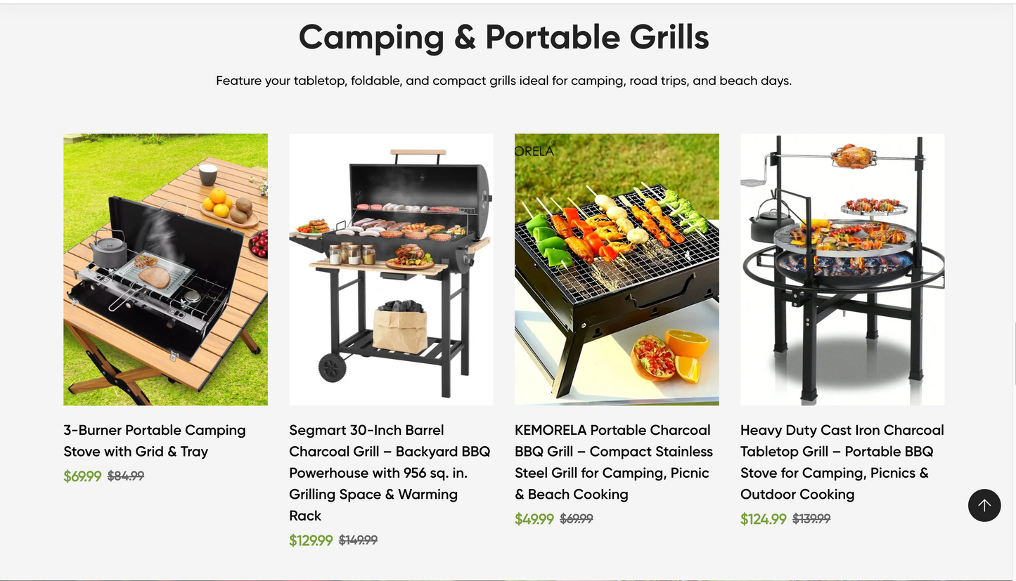 Standardthema – Startbereiter Shopify-Shop für Nischen-Grill- und Kochgeschirr für Haus, Garten und Outdoor | Lush Dwelling