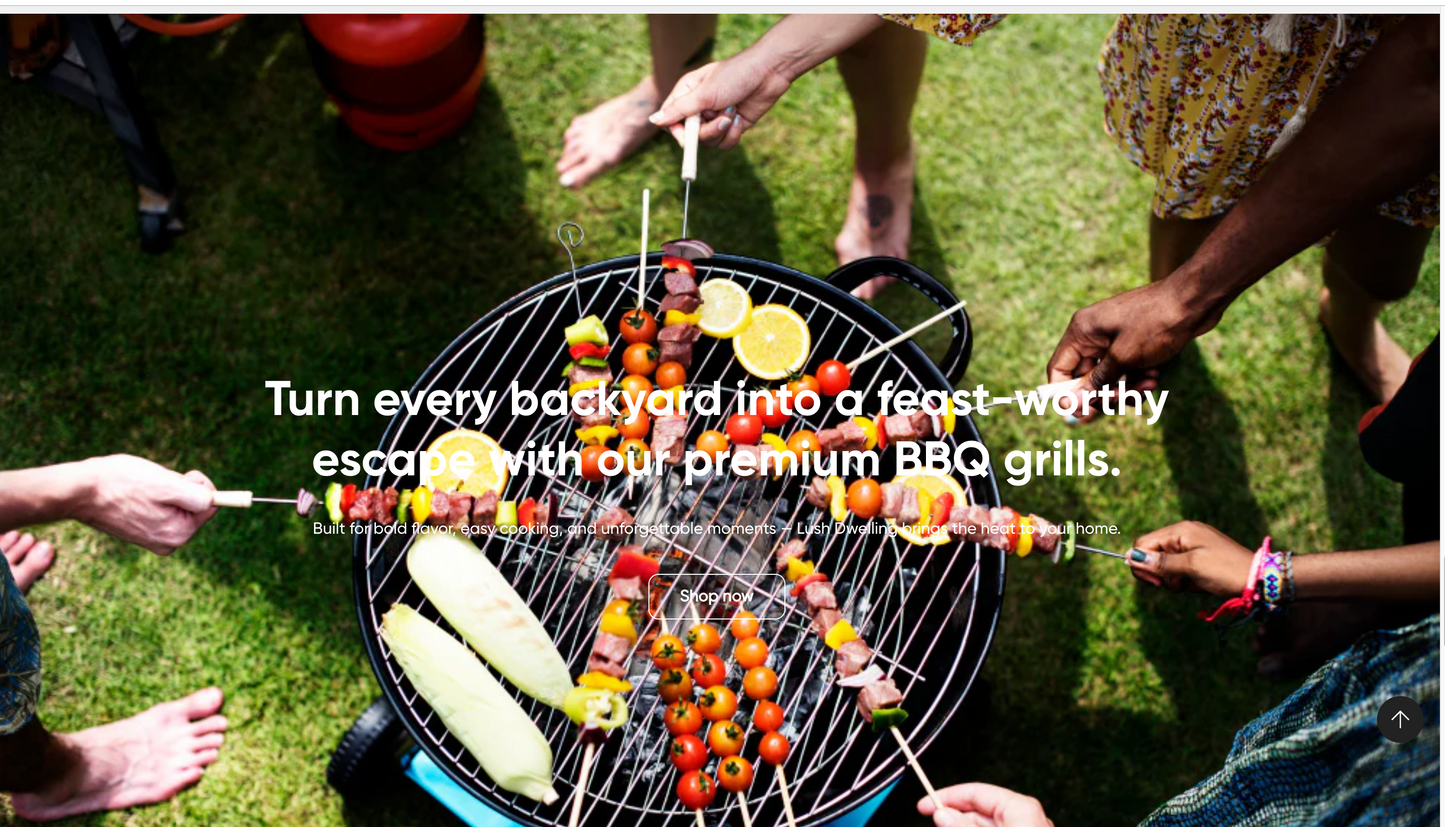Standardthema – Startbereiter Shopify-Shop für Nischen-Grill- und Kochgeschirr für Haus, Garten und Outdoor | Lush Dwelling