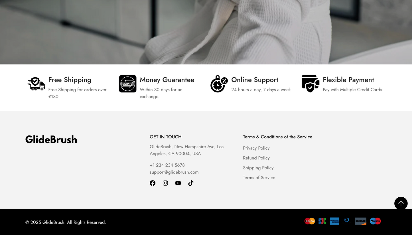 Glide Brush | Ready-to-Launch Single Product Store for Smart Electric Toothbrush