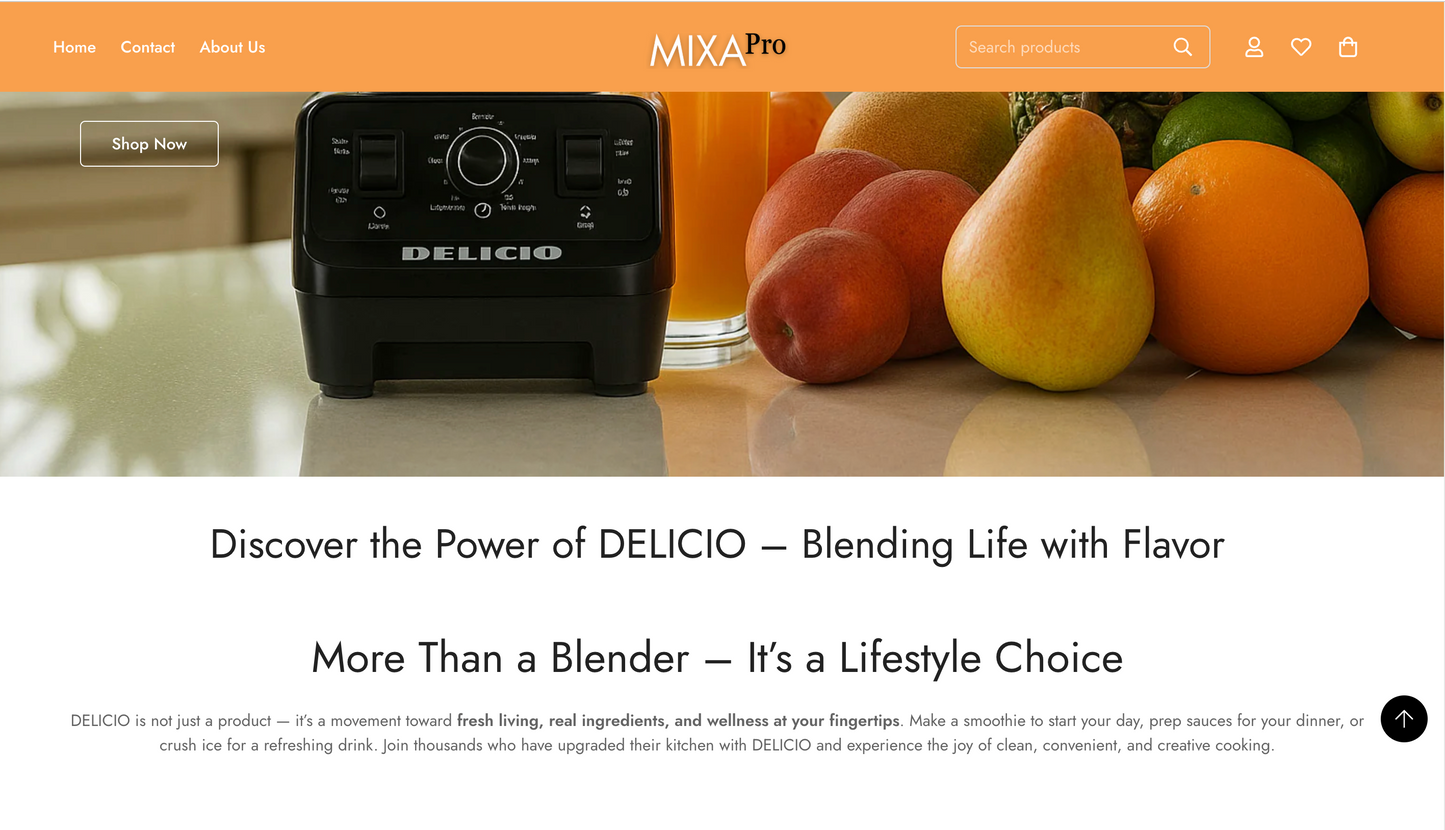 MixaPro | Ready-to-Launch Single Product Store for Food Processor
