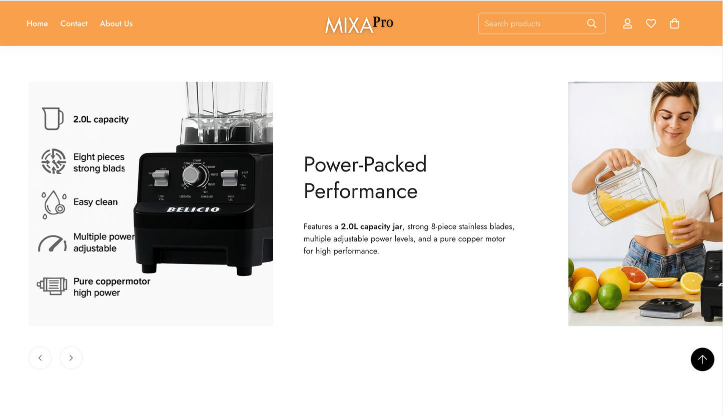 MixaPro | Ready-to-Launch Single Product Store for Food Processor