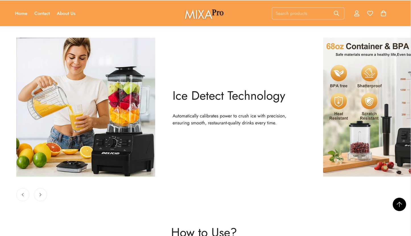 MixaPro | Ready-to-Launch Single Product Store for Food Processor