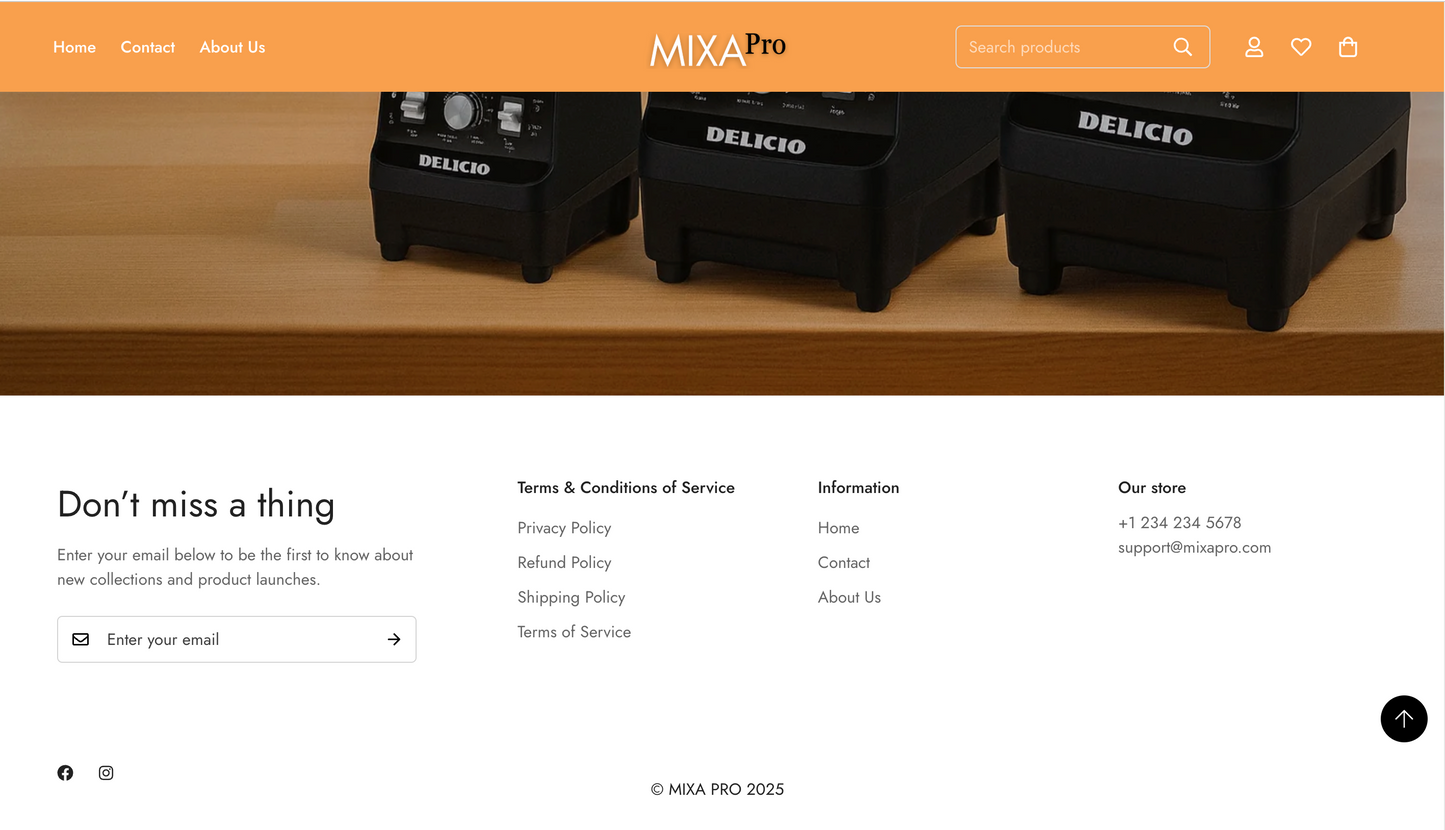 MixaPro | Ready-to-Launch Single Product Store for Food Processor