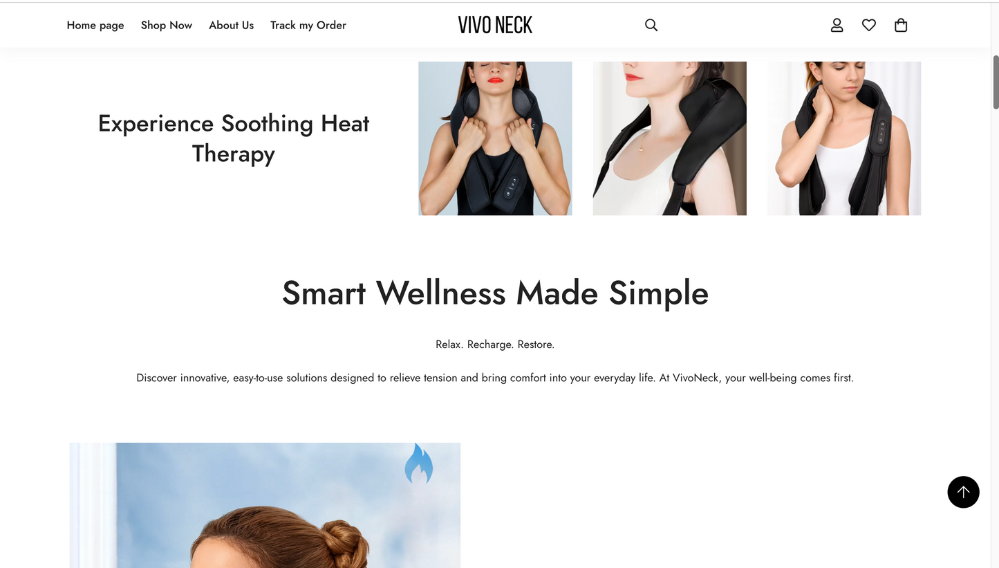 VivoNeck | Ready-to-Launch Single Product Store for Neck Massager
