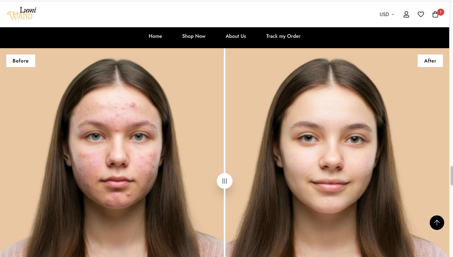 LumiWand | Ready-to-Launch Single Product Store for Skin Care Product