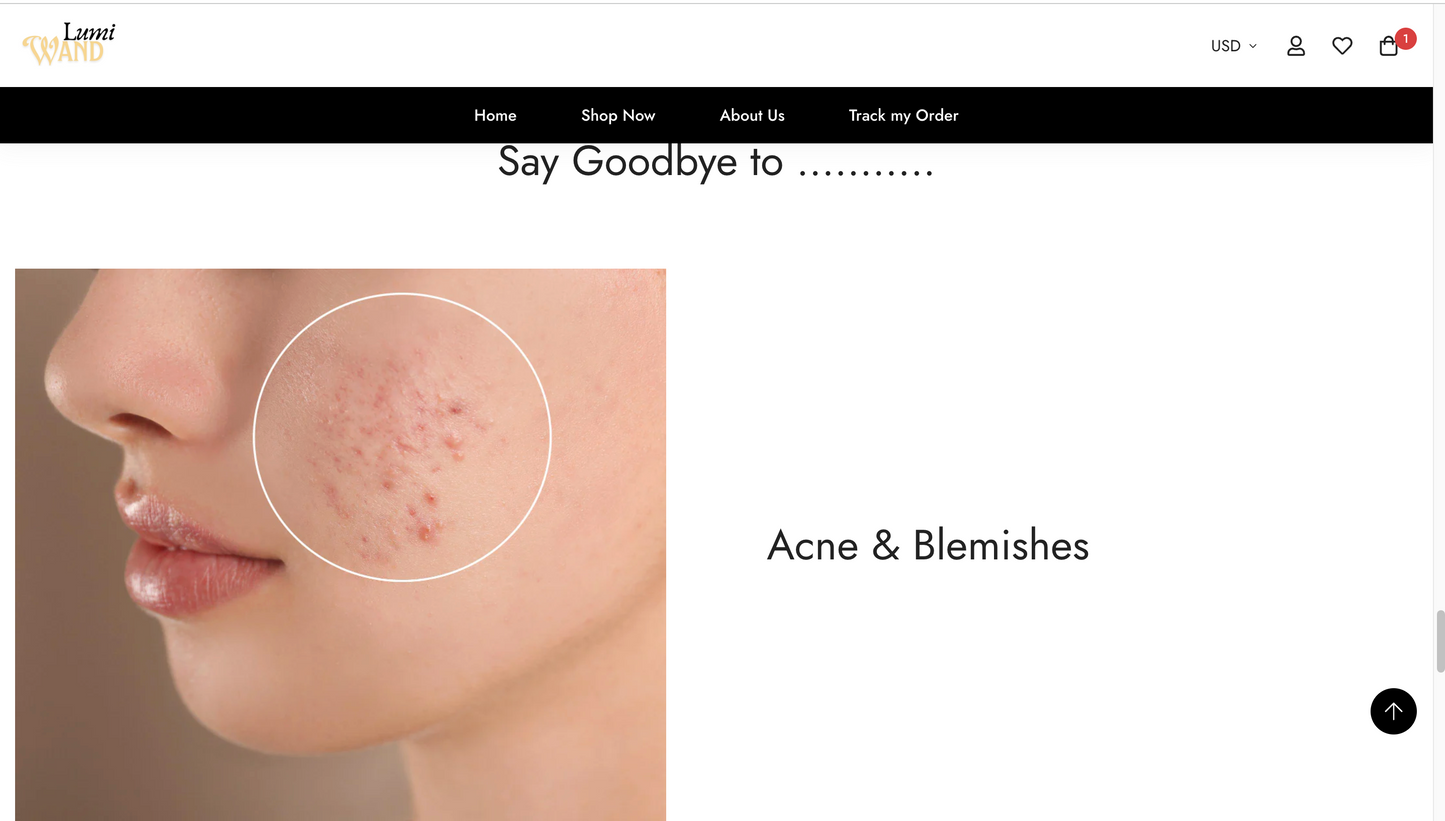 LumiWand | Ready-to-Launch Single Product Store for Skin Care Product