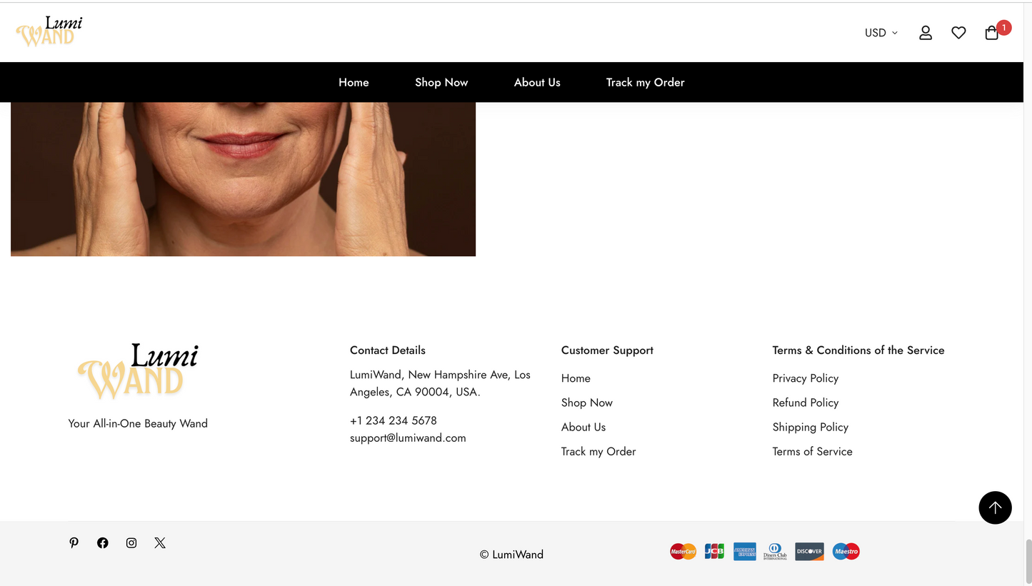 LumiWand | Ready-to-Launch Single Product Store for Skin Care Product