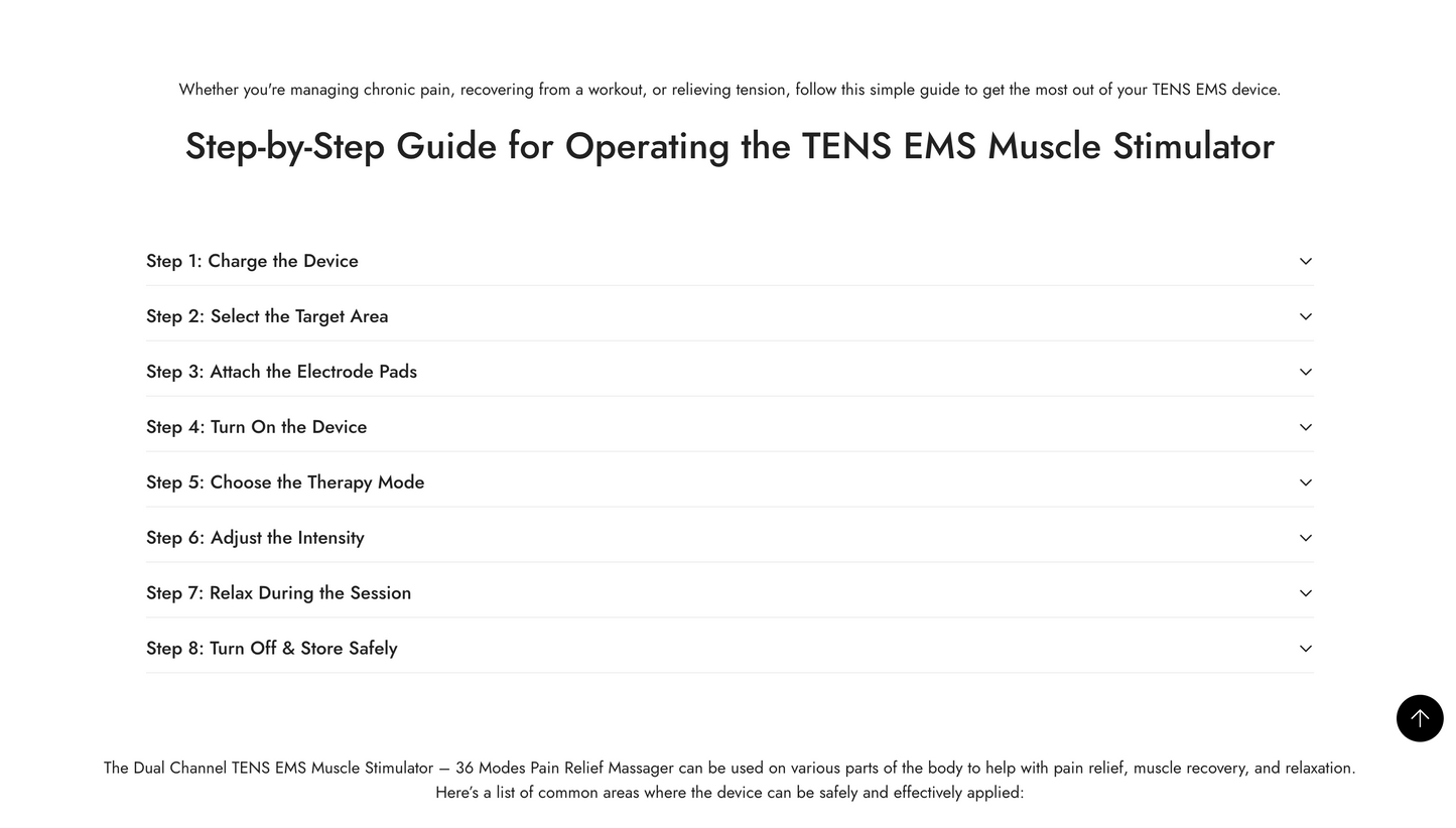 TherapiStar | Ready-to-Launch Single Product Store for TENS EMS Muscle Stimulator