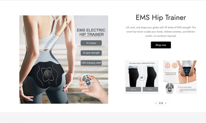 Max Massager — Startbereiter Einzelproduktshop zur Stärkung von Oberschenkeln und Hüften | Standarddesign
