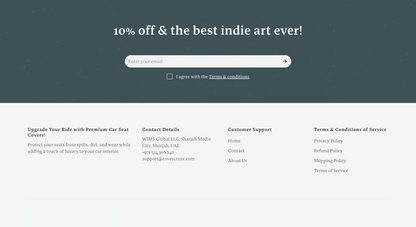 Startbereiter Autozubehör-Shop | Website für Autositzbezüge mit mehreren Produkten und Standardthemen | Cover Cruze