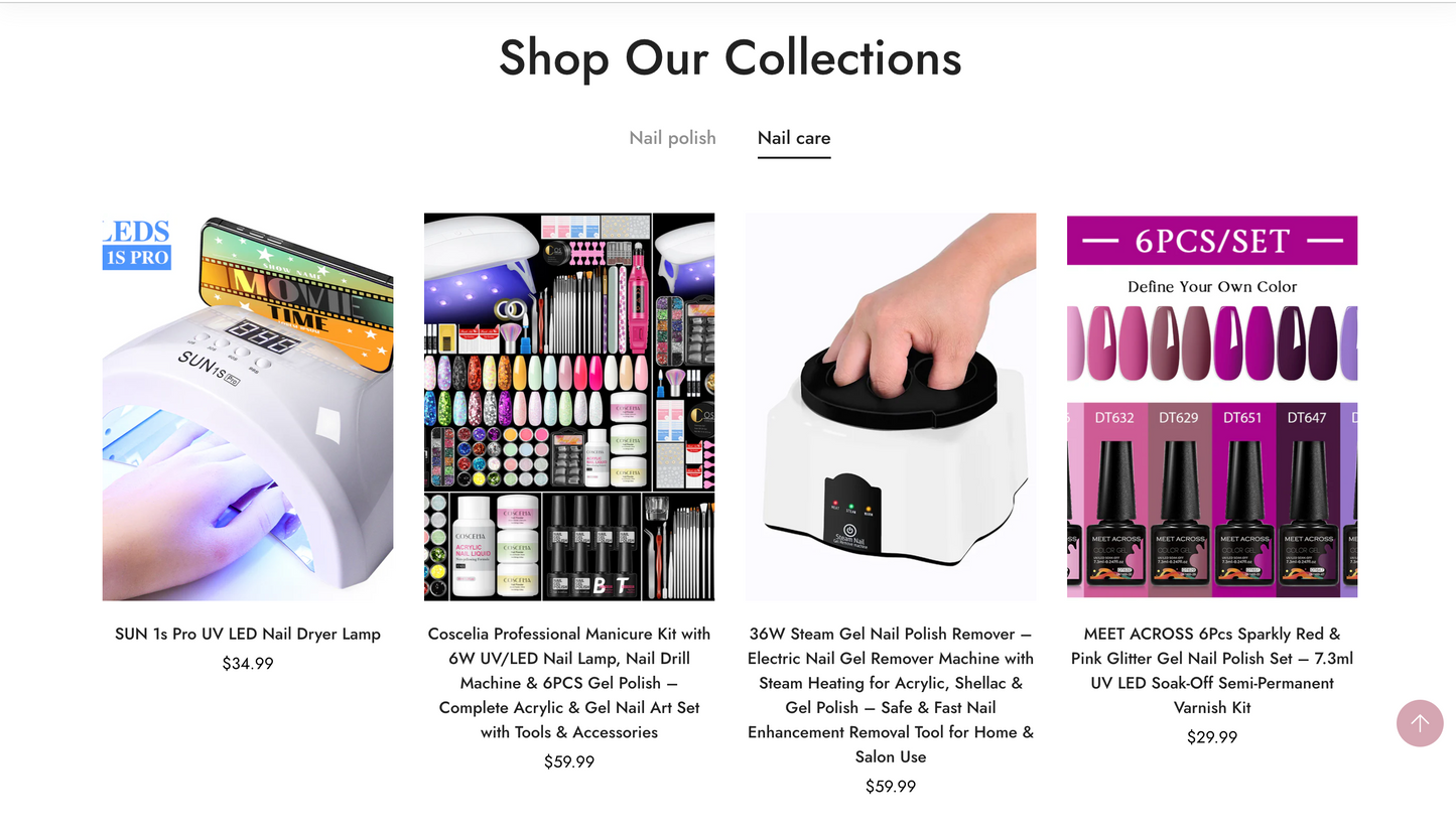 Startbereiter Nagellack- und Nagelpflege-Multiproduktshop | Standardthema | Beauty-Nische | Magic Nailz