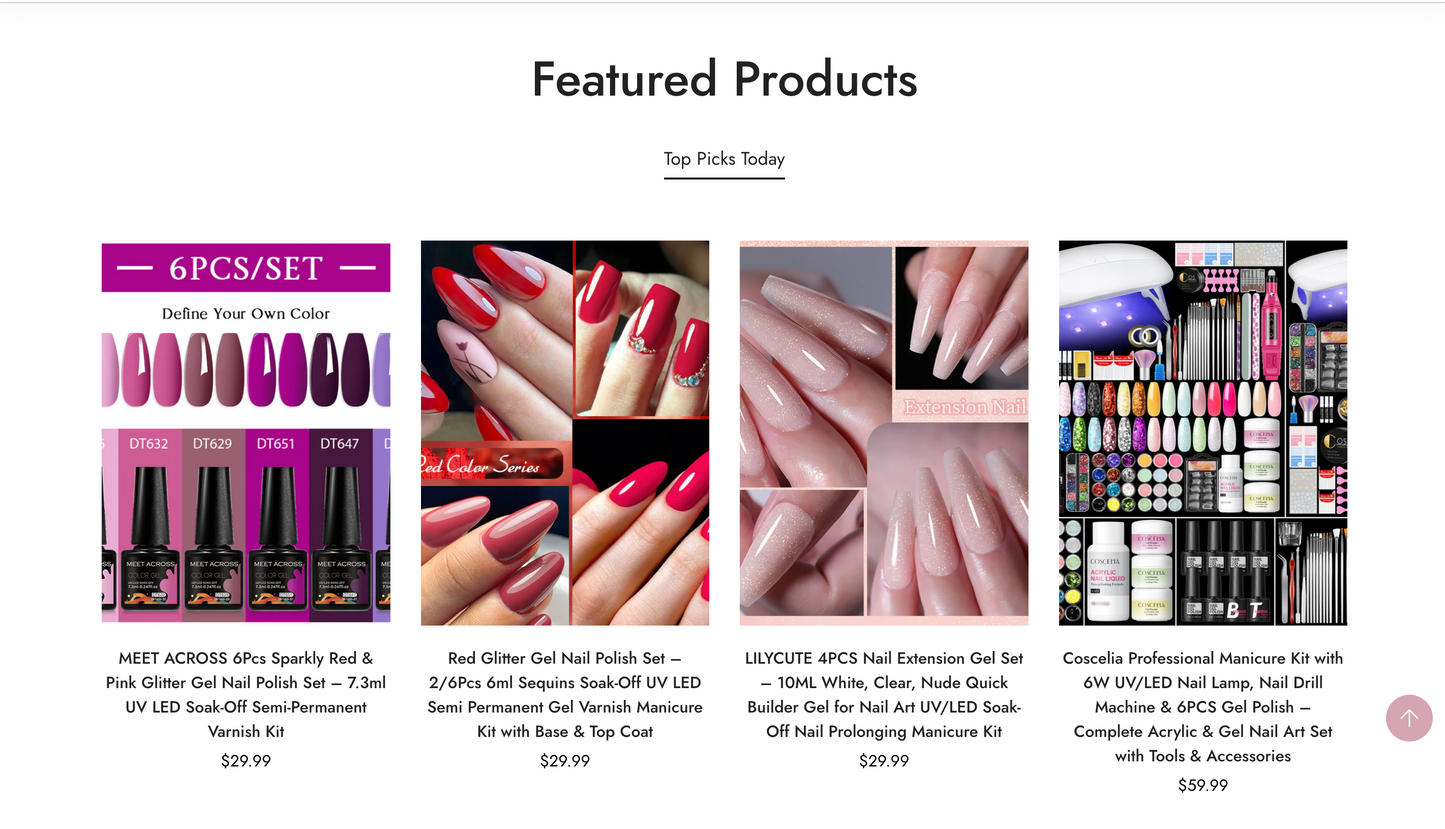 Startbereiter Nagellack- und Nagelpflege-Multiproduktshop | Standardthema | Beauty-Nische | Magic Nailz