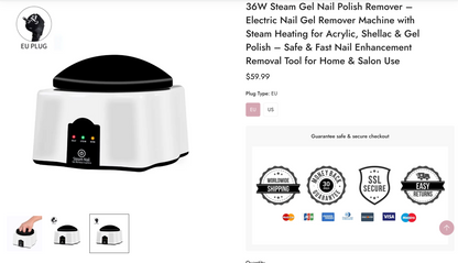 Startbereiter Nagellack- und Nagelpflege-Multiproduktshop | Standardthema | Beauty-Nische | Magic Nailz