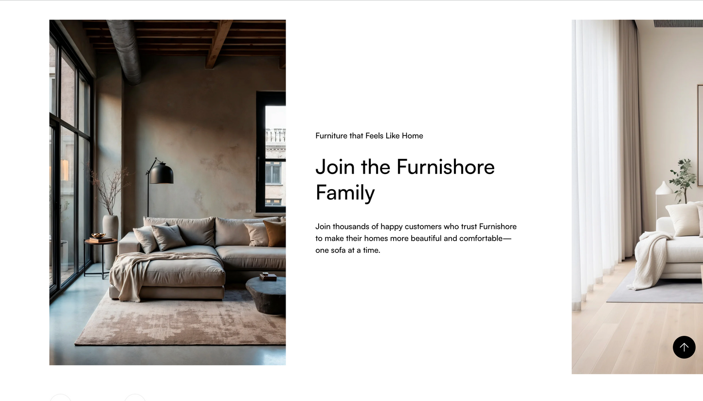 Startbereiter Sofa- und Couch-E-Commerce-Shop | Furnishore (Standarddesign | Wohnzimmer- und Gartenmöbel)