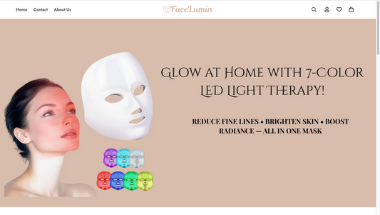 FaceLumin | Ready-to-Launch Red Light Therapy Single Product Store