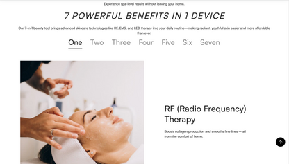 Facia Wand | Ready-to-Launch Beauty Tool Single Product Store