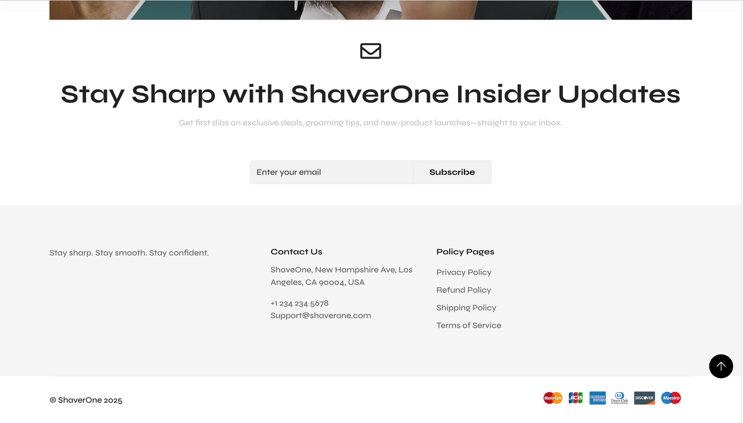ShaverOne | Ready-to-Launch Head Shaver Single Product Store