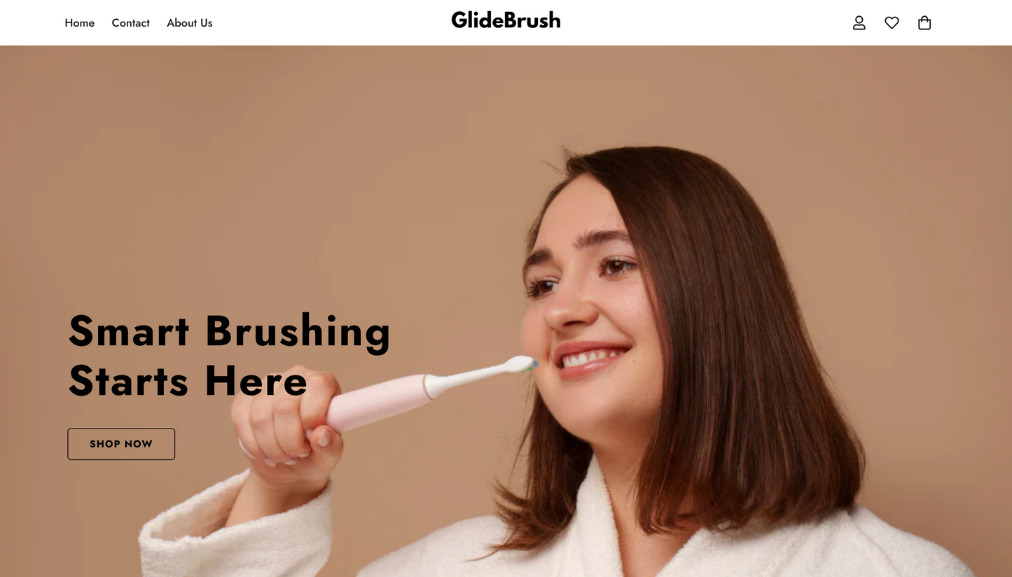 Glide Brush | Ready-to-Launch Single Product Store for Smart Electric Toothbrush