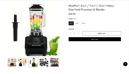 MixaPro | Ready-to-Launch Single Product Store for Food Processor