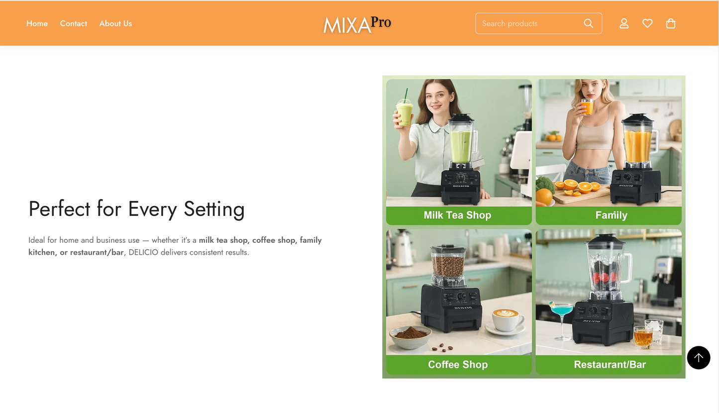 MixaPro | Ready-to-Launch Single Product Store for Food Processor