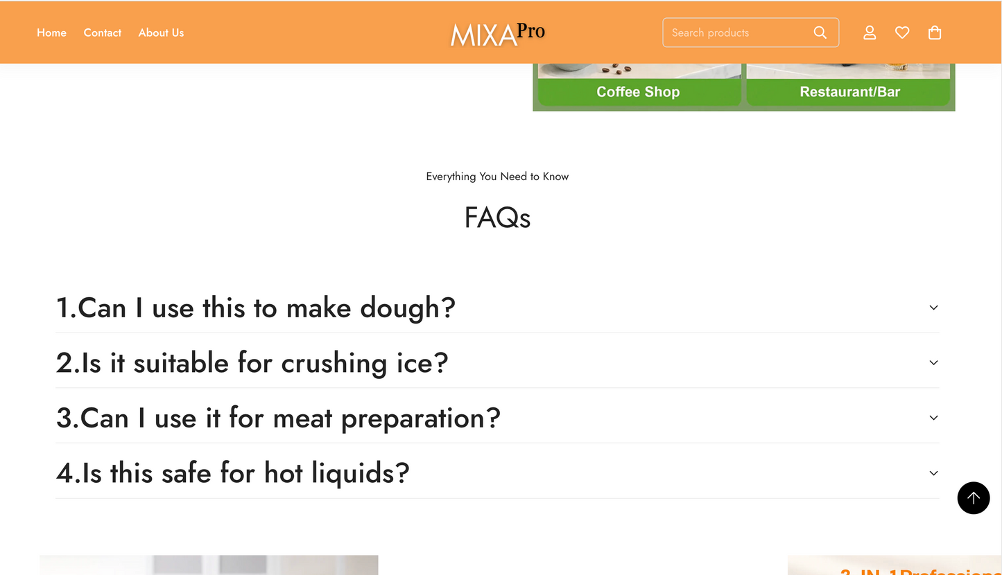 MixaPro | Ready-to-Launch Single Product Store for Food Processor