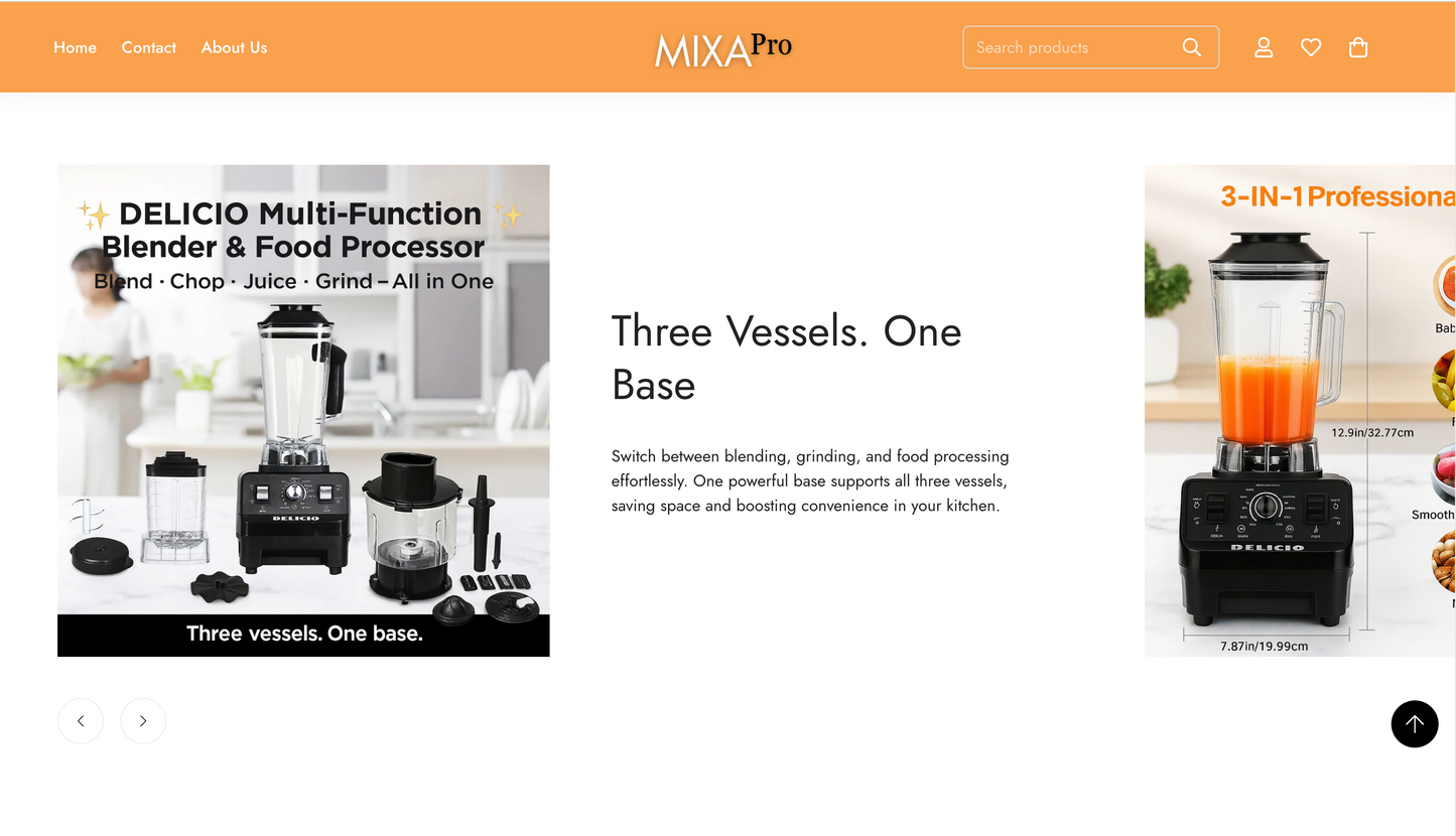MixaPro | Ready-to-Launch Single Product Store for Food Processor