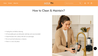 MixaPro | Ready-to-Launch Single Product Store for Food Processor