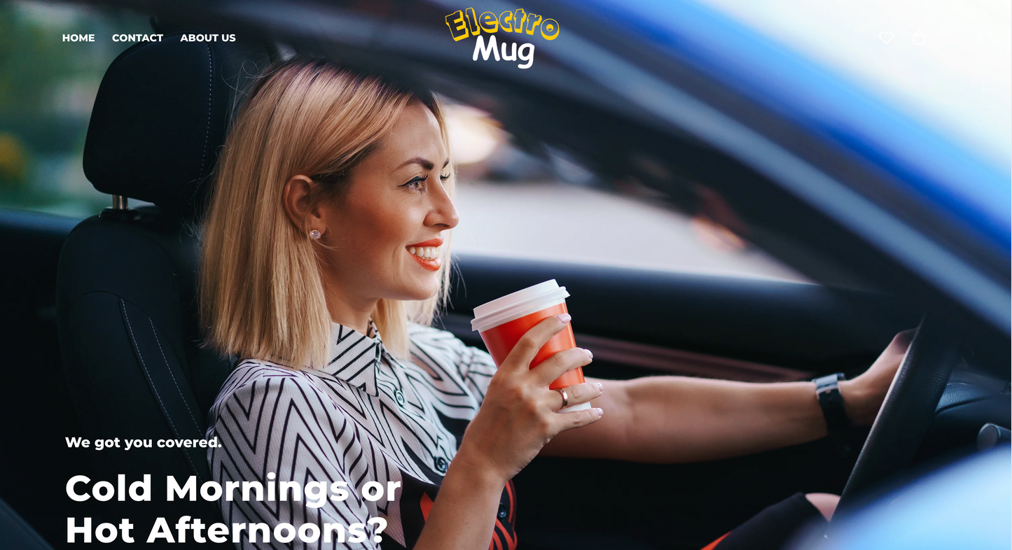Electro Mug | Ready-to-Launch Shopify Store for 2-in 1 Heating & Cooling Cup Holder