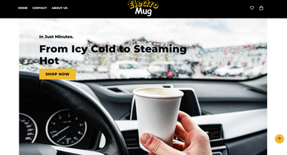 Electro Mug | Ready-to-Launch Shopify Store for 2-in 1 Heating & Cooling Cup Holder