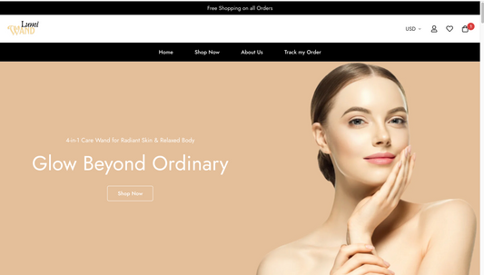 LumiWand | Ready-to-Launch Single Product Store for Skin Care Product