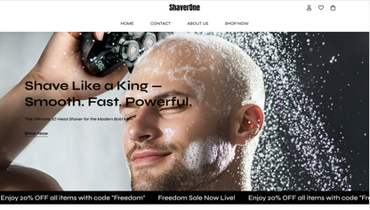 ShaverOne | Ready-to-Launch Head Shaver Single Product Store