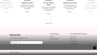 TherapiStar | Ready-to-Launch Single Product Store for TENS EMS Muscle Stimulator